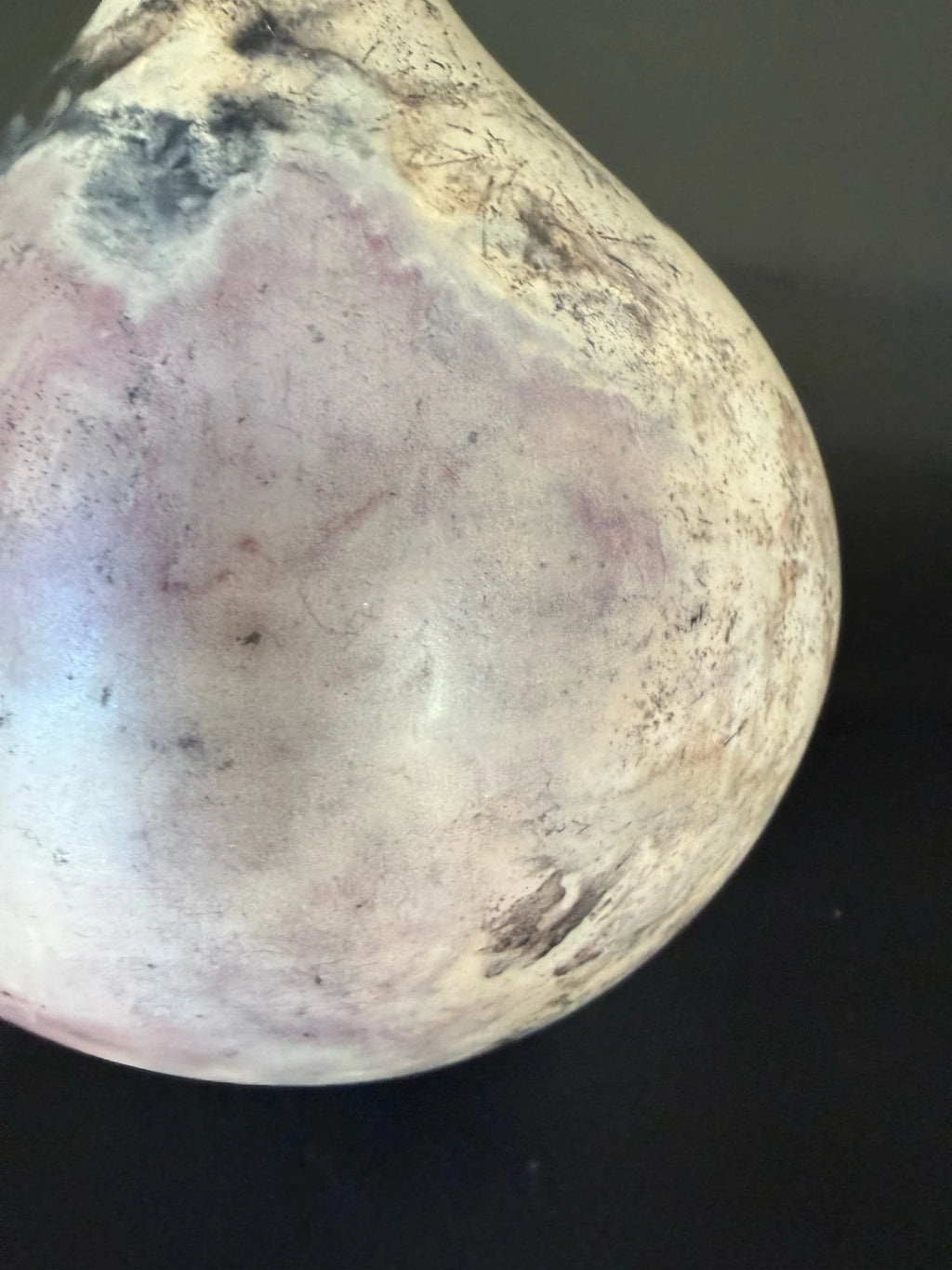 Pit-Fired Porcelain Bulb Sculpture