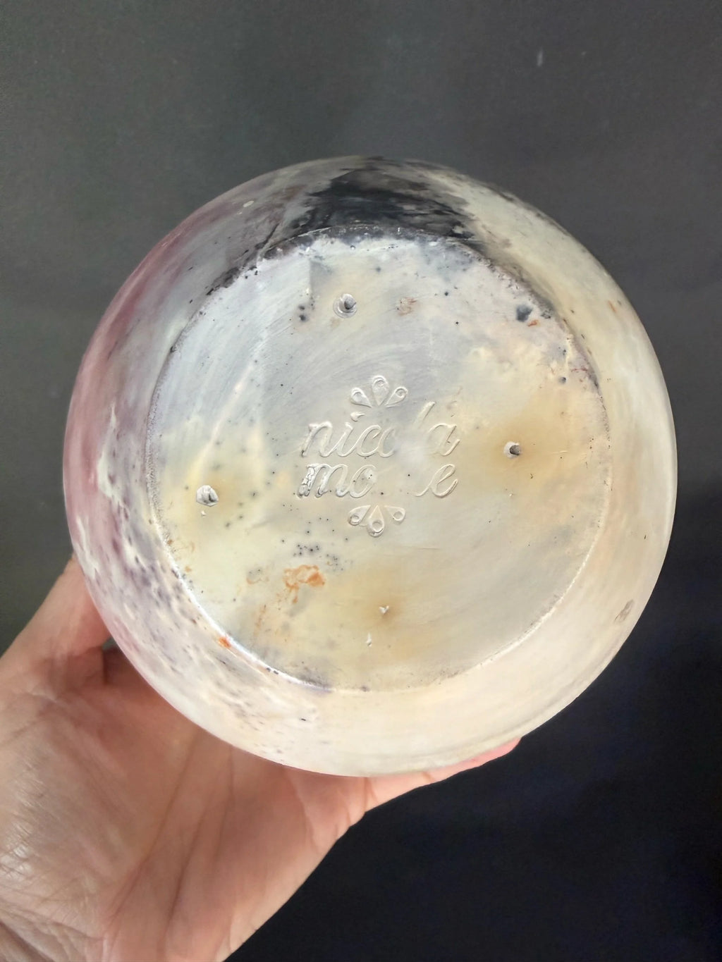 Pit-Fired Porcelain Bulb Sculpture