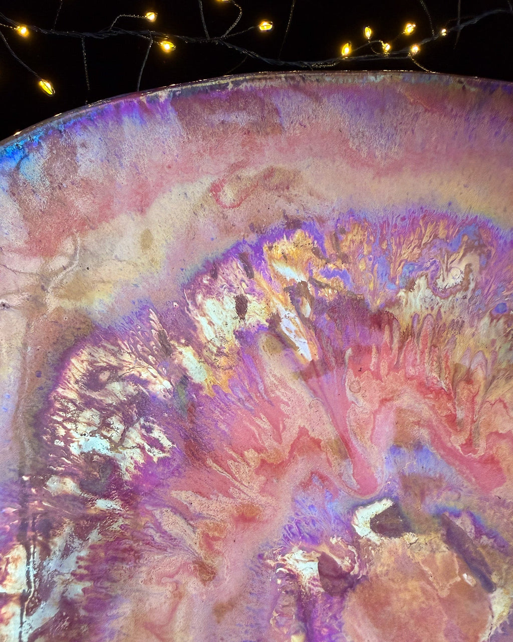 'Stellar Swirl' Large Lusterware Bowl, another view
