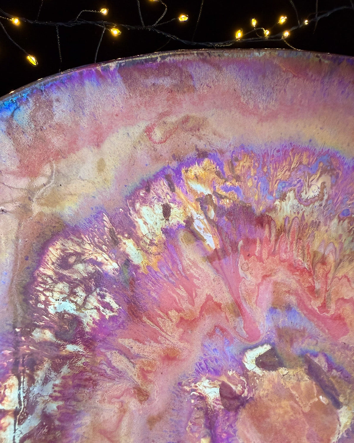 'Stellar Swirl' Large Lusterware Bowl, another view