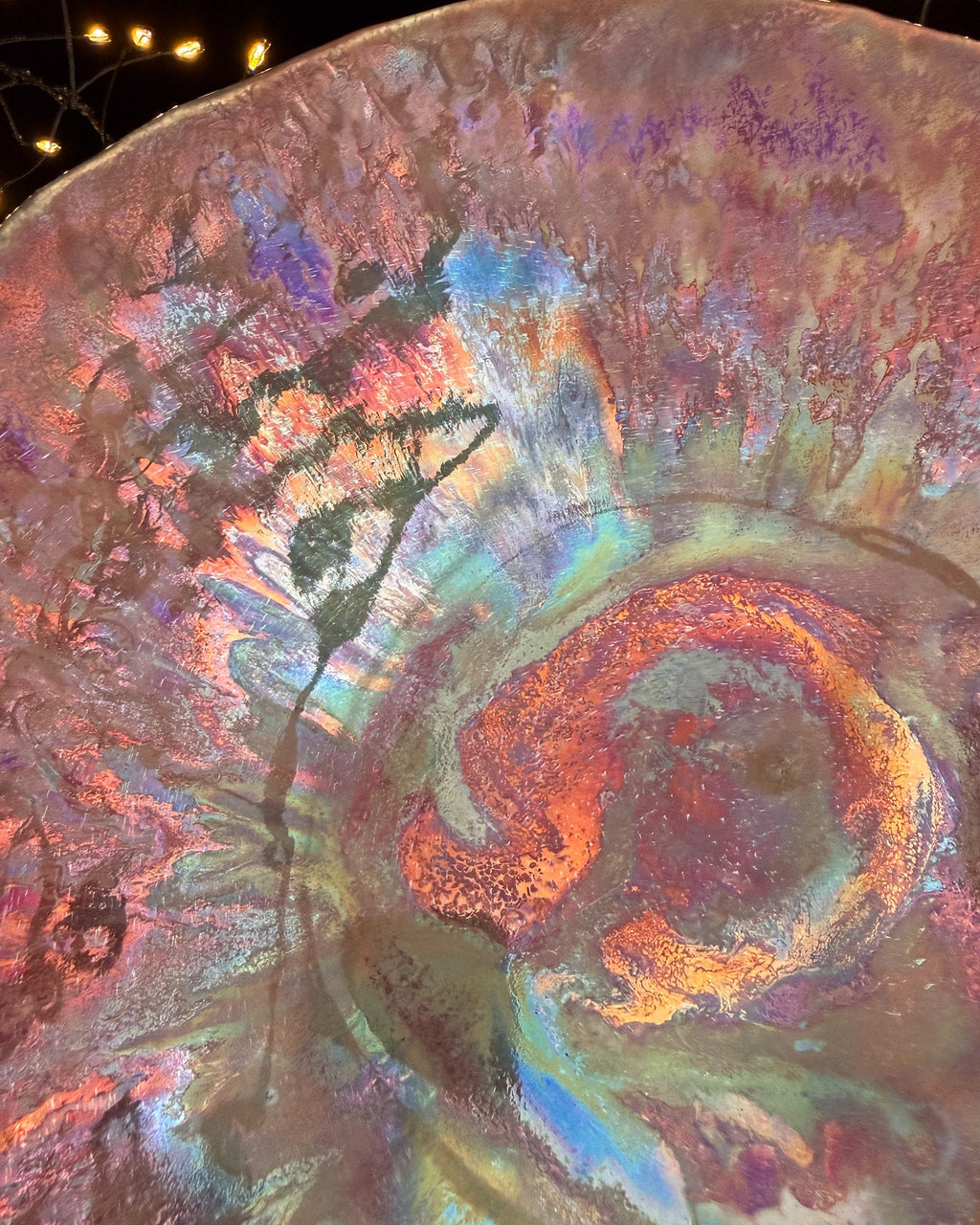 'Celestial Cloud' Large Lusterware Bowl, another view