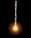 'Stargazing' Luster Glazed Beaded Pendant Lamp