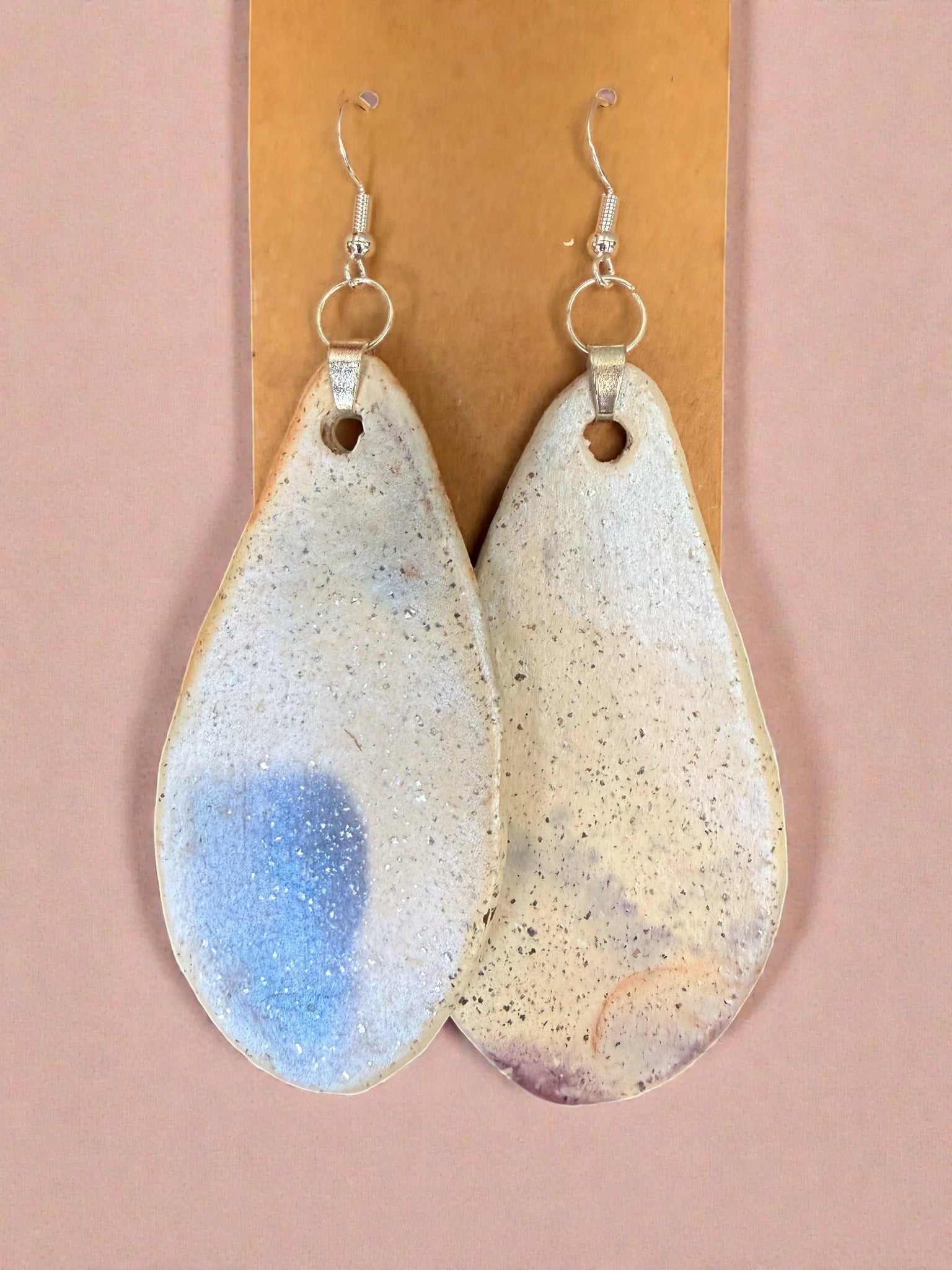 Pit Fired Micaceous Clay Earrings * 7