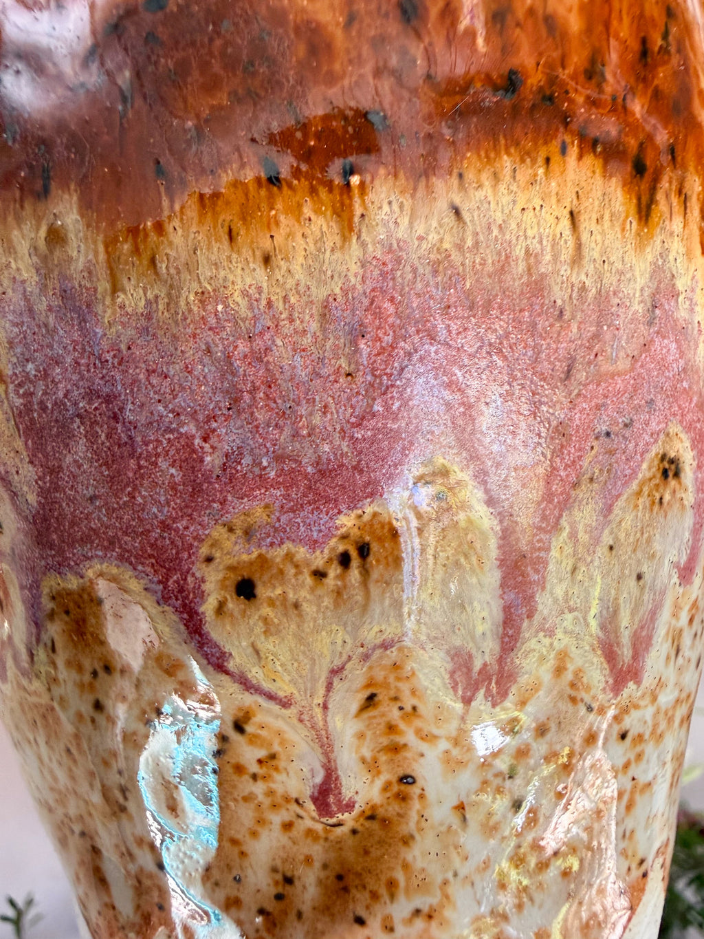 'Rustic Rose' Hand Pinched Mug