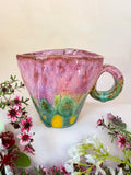 'Spring Joy' Hand Pinched Mug