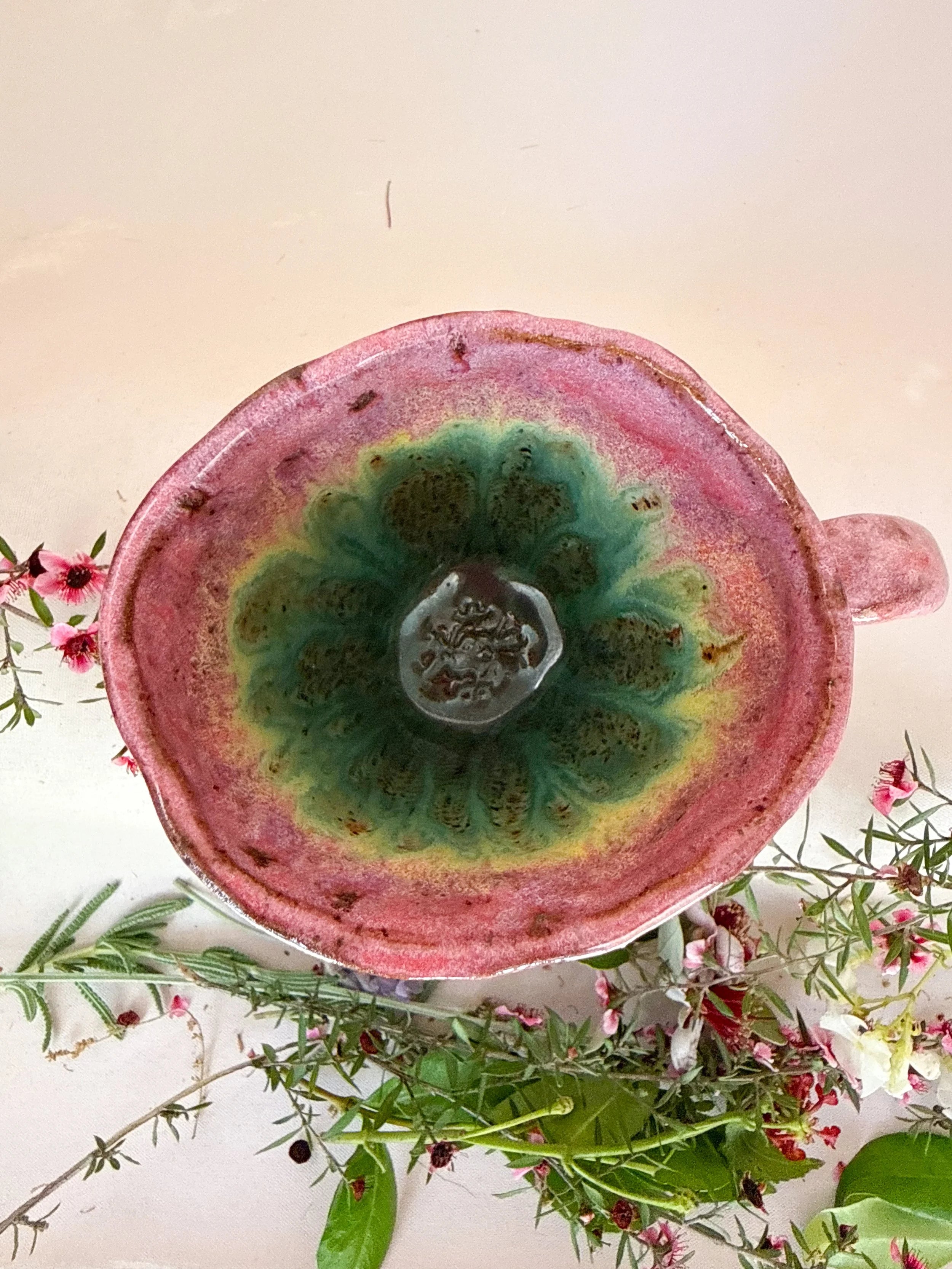 'Spring Joy' Hand Pinched Mug