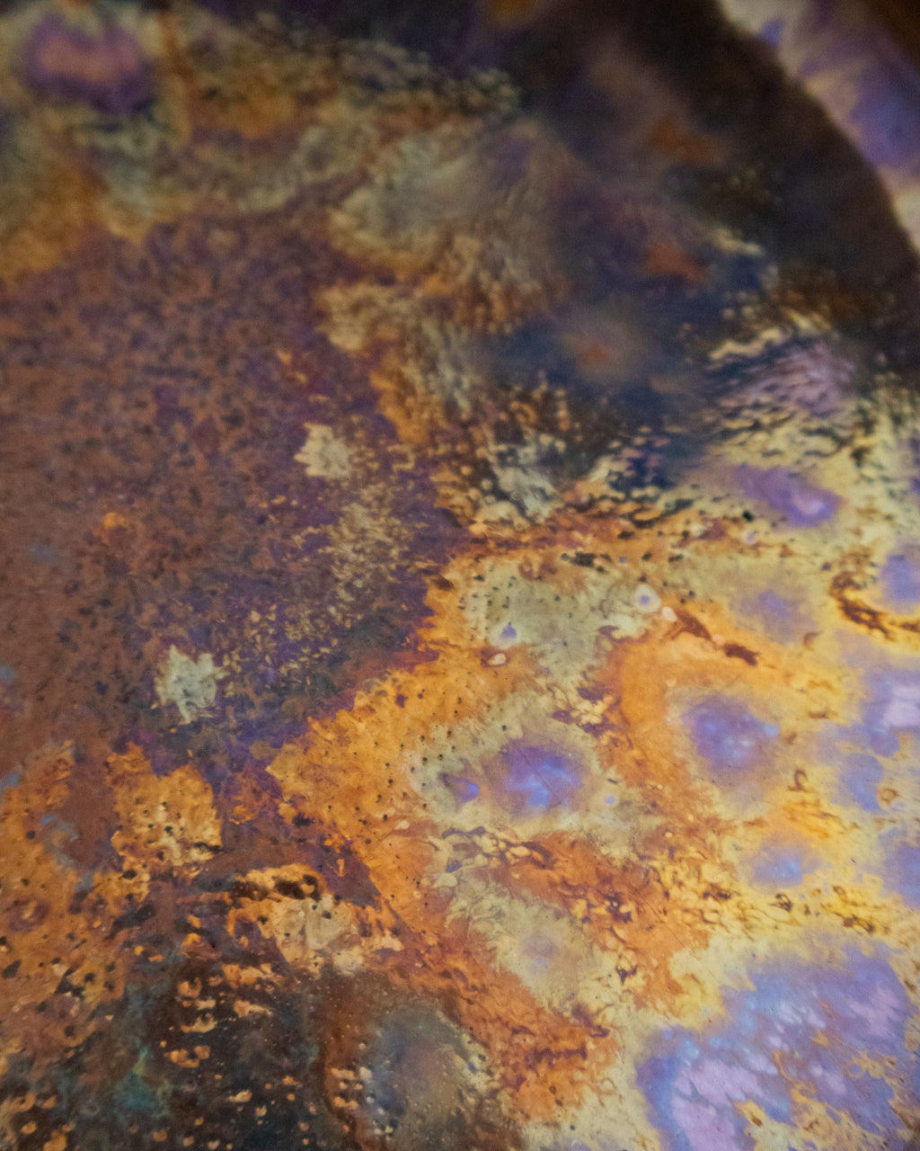 'Cosmic Moment' Lusterware Pedestal Bowl
