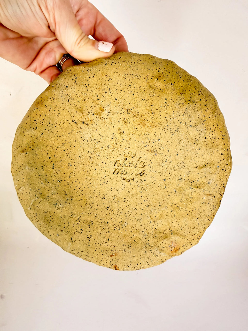 'Sunset Tide' Pinched Plates * Set of 3