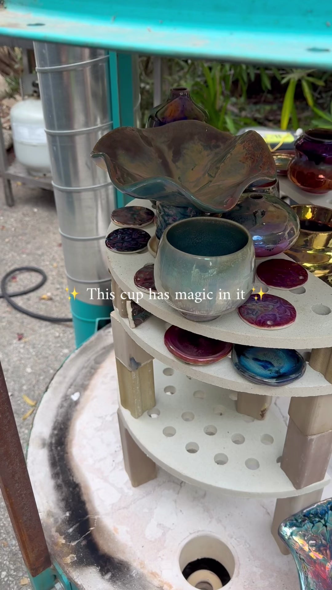 Video of 'Lunar Calm' Lusterware Ritual Cup by Nicola Moore Studio