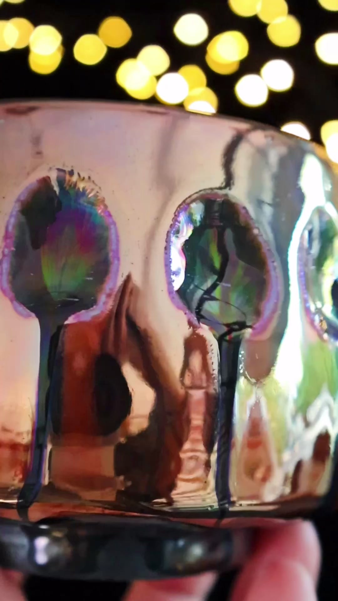Video of 'Rainbow Melt' Lusterware Ritual Cup by Nicola Moore Studio